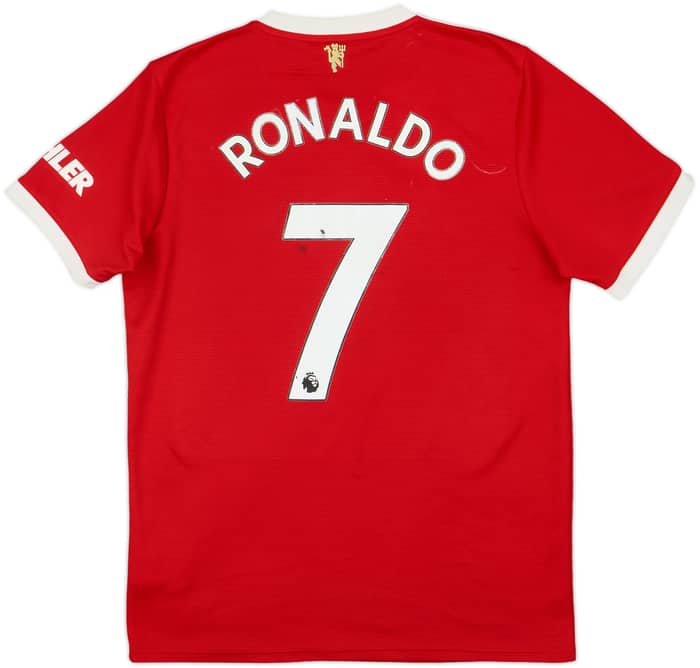 2021-22 Manchester United Home Shirt Ronaldo #7 - 5/10 - (M)