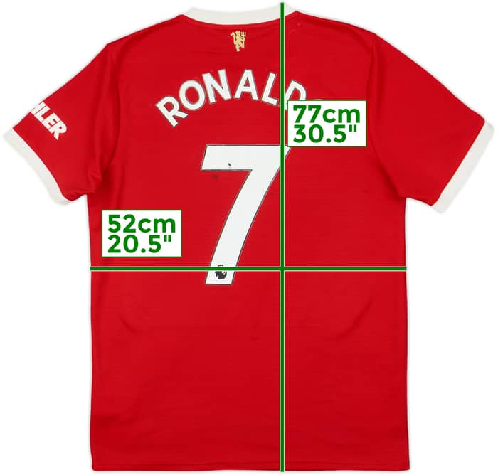 2021-22 Manchester United Home Shirt Ronaldo #7 - 5/10 - (M)