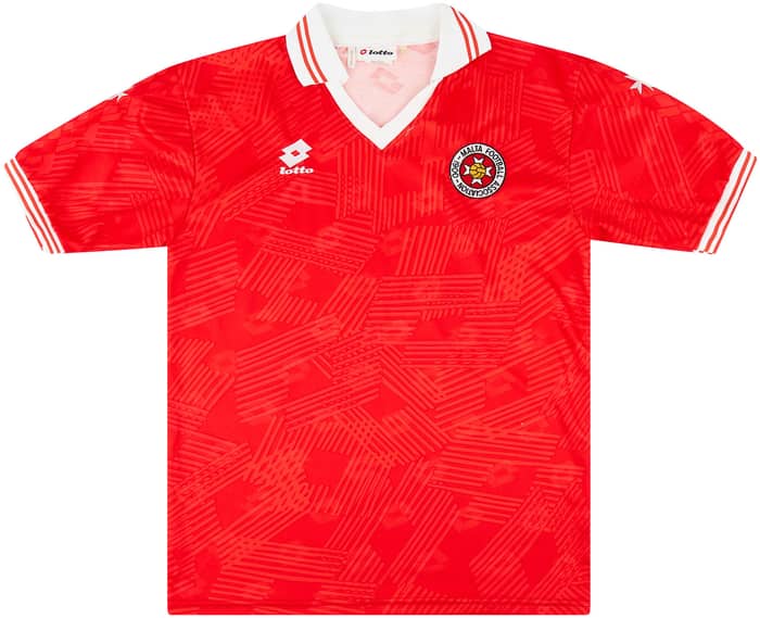 1992-93 Malta Match Issue Home Shirt #11