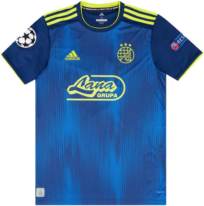 2019-20 Dinamo Zagreb Match Issue Champions League Third Shirt Olmo #7 (v Man City)