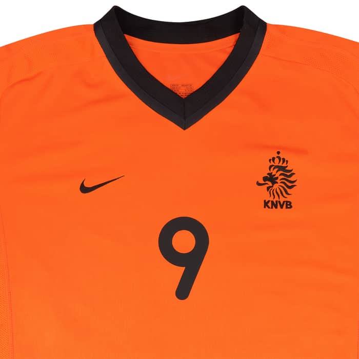 2000-02 Netherlands Home Shirt v.Nistelrooy #9 - 8/10