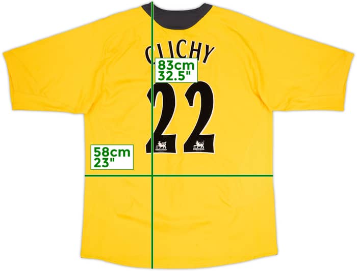2006-07 Arsenal Away Shirt Clichy #22 - 8/10 - (XL)