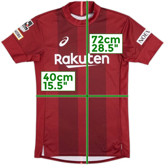 Camiseta de local de Vissel Kobe 2018 - 10/10 - (L. Niños)