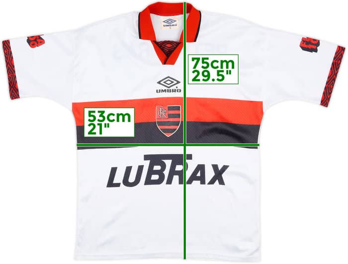 1995-96 Flamengo Centenary Away Shirt - 7/10 - (L)