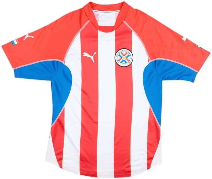 Camiseta de local de Paraguay 2002-04 - 8/10 - (L)