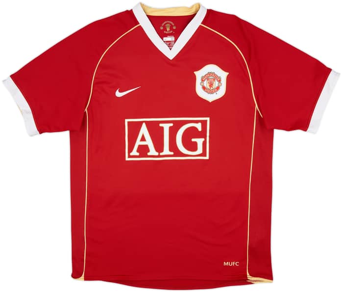 2006-07 Manchester United Home Shirt J.S Park #13 - 8/10 - (M)