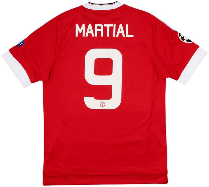 2015-16 Manchester United Home Shirt Martial #9 - 7/10 - (M)