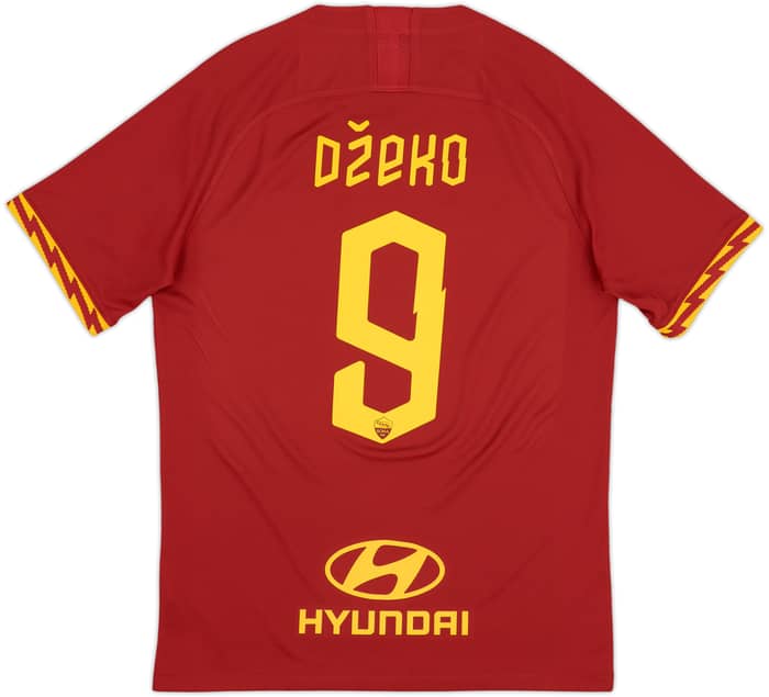 2019-20 Roma Home Shirt Dzeko #9 - 10/10 - (M)