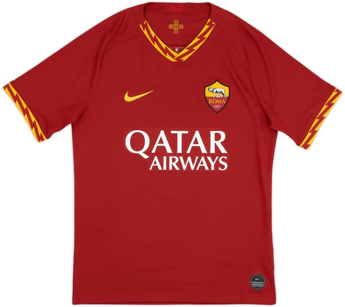 2019-20 Roma Home Shirt Dzeko #9 - 10/10 - (M)
