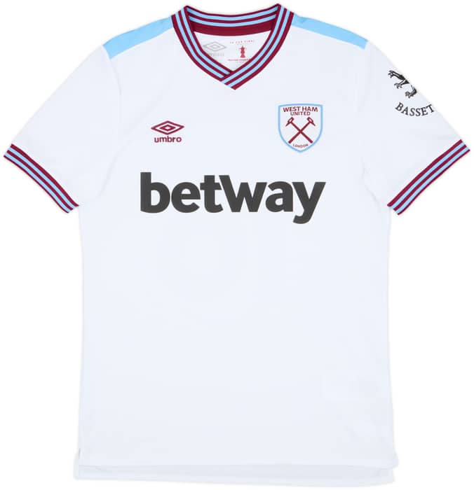 2019-20 West Ham Camiseta de Visita Noble #16 - 8/10 - (M)