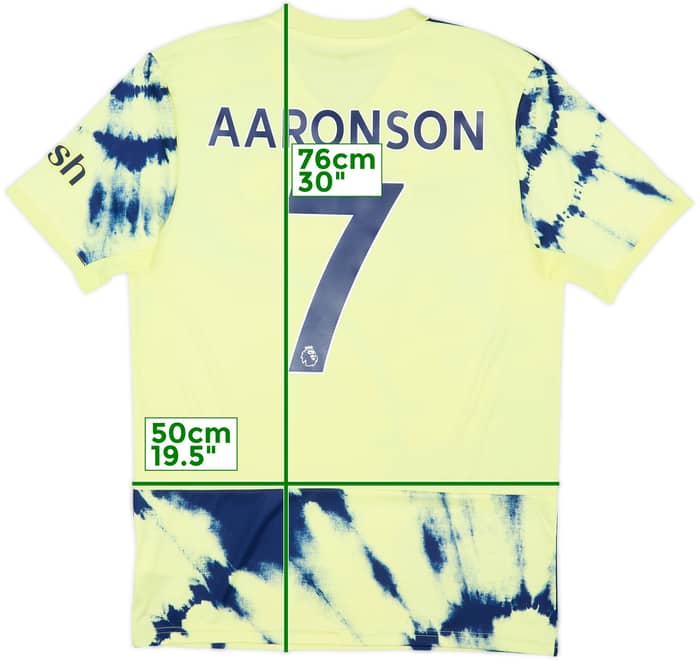 2022-23 Leeds Away Shirt Aaronson #7 - 9/10 - (M)