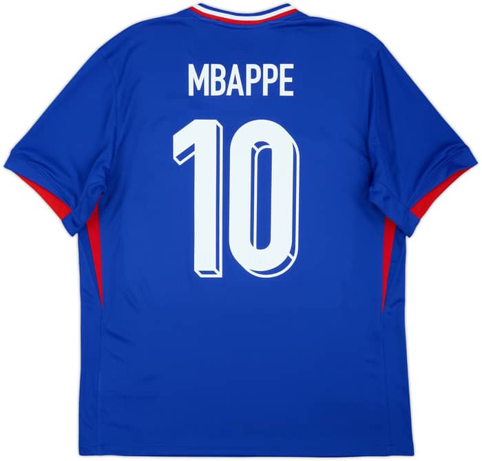 2024-25 France Home Shirt Mbappe #10 (L)