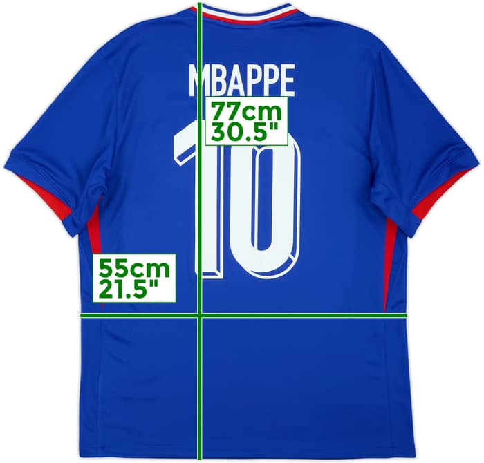 2024-25 France Home Shirt Mbappe #10 (L)