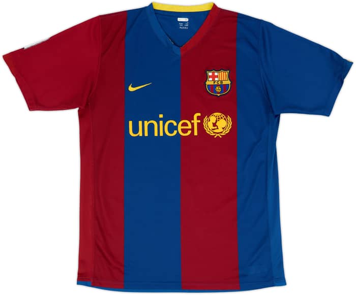 2006-07 Barcelona Home Shirt Puyol #5 - 3/10 - (M)