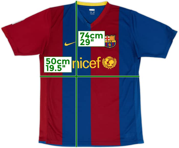 2006-07 Barcelona Home Shirt Puyol #5 - 3/10 - (M)