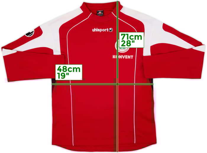 2005-06 Rot-Weiss Oberhausen Uhlsport Drill Top - 6/10 - (M)