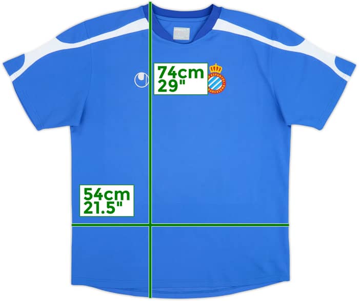 2007-08 Espanyol Uhlsport Training Shirt - 6/10 - (L)