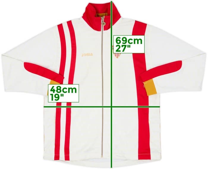 2008-09 Sevilla Joma Track Jacket - 8/10 - (Y)