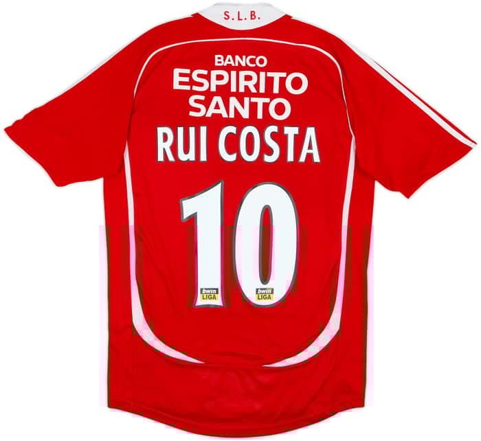 2006-07 Benfica Home Shirt Rui Costa #10 - 6/10 - (M)