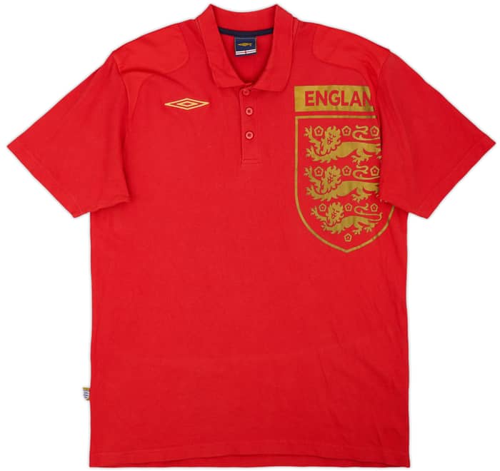 2004-06 England Umbro Polo Shirt - 8/10 - (XL)
