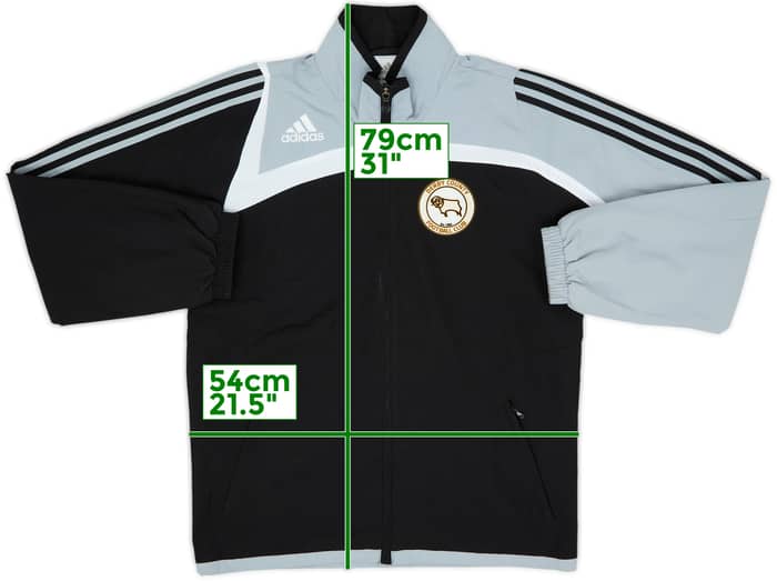 2007-08 Derby County adidas Track Jacket - 8/10 - (M)