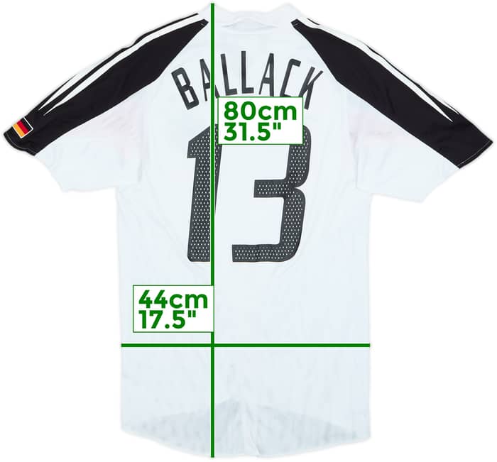 2004-05 Germany Home Shirt Ballack #13 - 7/10 - (S)