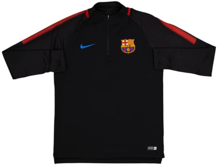 2017-18 Barcelona Nike 1/4 Zip Drill Top - 10/10 - (M)