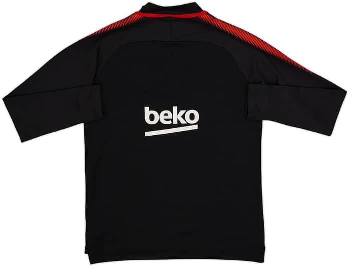 2017-18 Barcelona Nike 1/4 Zip Drill Top - 10/10 - (M)