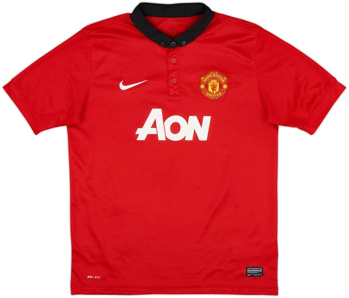 2013-14 Manchester United Home Shirt V.Persie #20 - 8/10 - (XL.Boys)