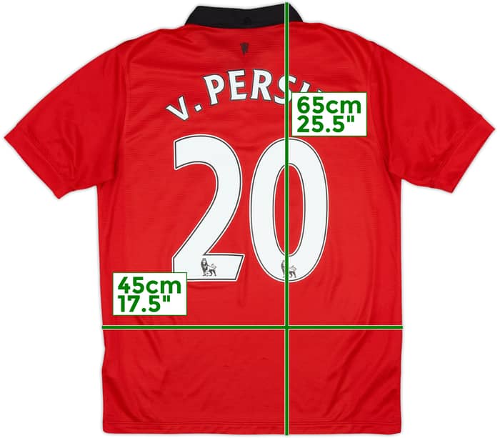 2013-14 Manchester United Home Shirt V.Persie #20 - 8/10 - (XL.Boys)