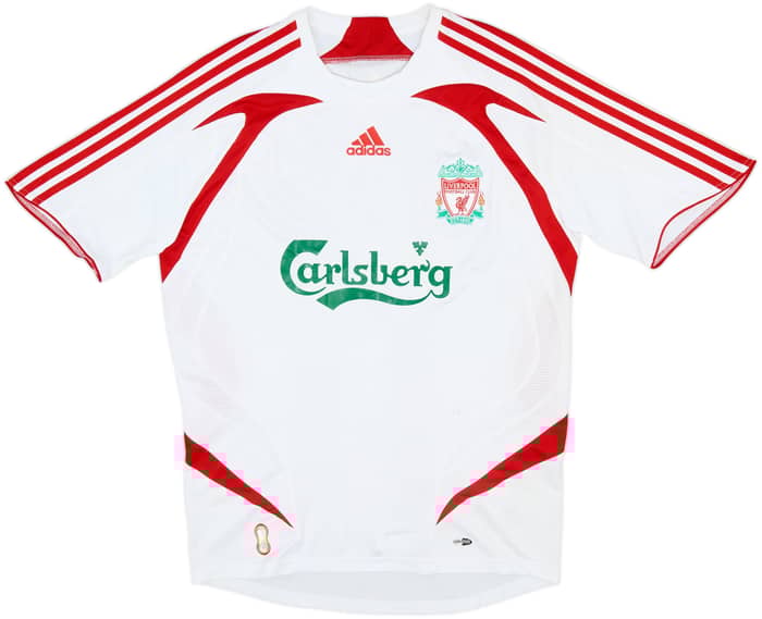 2007-08 Liverpool Away Shirt Gerrard #8 - 6/10 - (S)