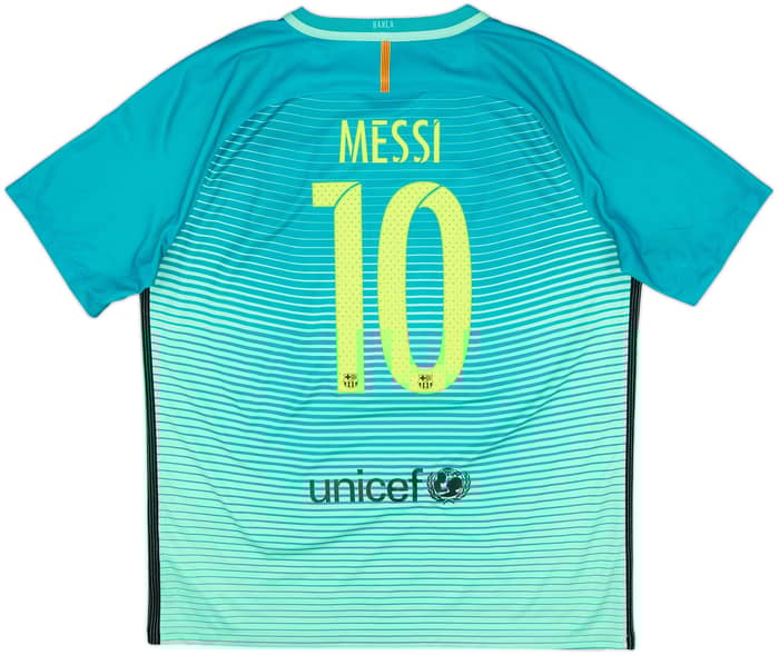 2016-17 Barcelona Third Shirt Messi #10 - 8/10 - (XL)