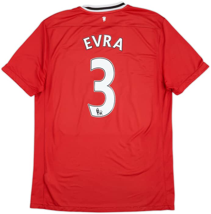 2011-12 Manchester United Home Shirt Evra #3 - 5/10 - (XL)