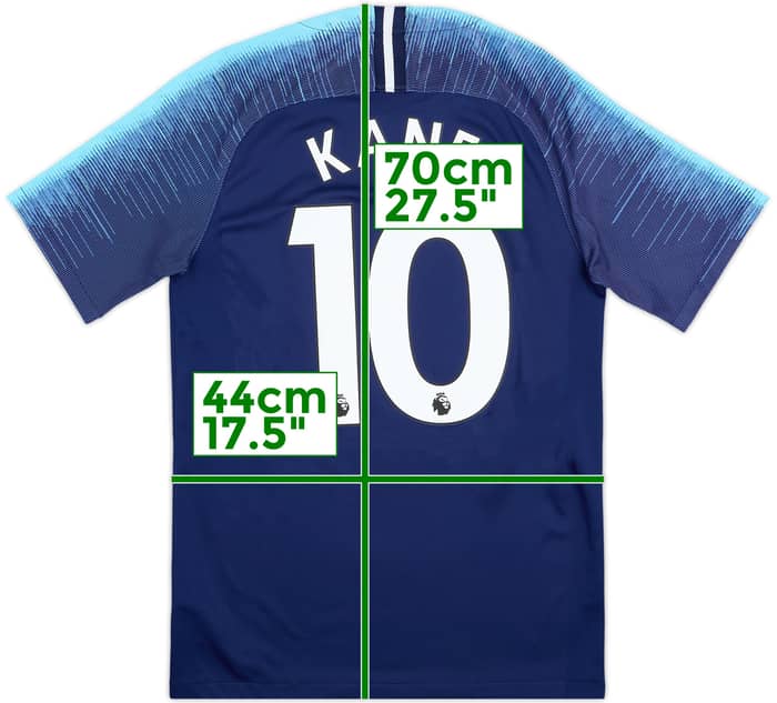 2018-19 Tottenham Away Shirt Kane #10 - 9/10 - (S)