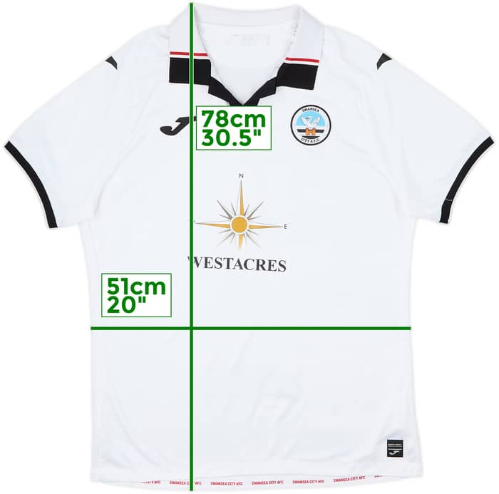 2022-23 Swansea Home Shirt - 8/10 - (L)