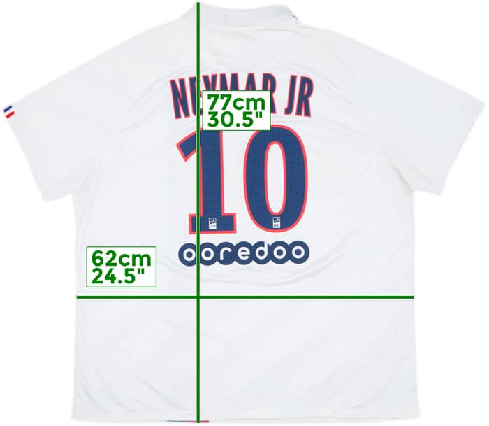 Camiseta de la tercera equipación del Paris Saint-Germain 2019-20 Neymar Jr #10 - 6/10 - (XXL)