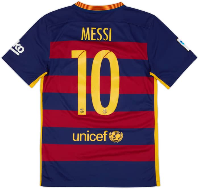 2015-16 Barcelona Camiseta Local Messi #10 - 9/10 - (S)