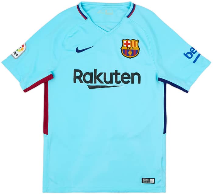 2017-18 Barcelona Away Shirt Suarez #9 - 8/10 - (S)