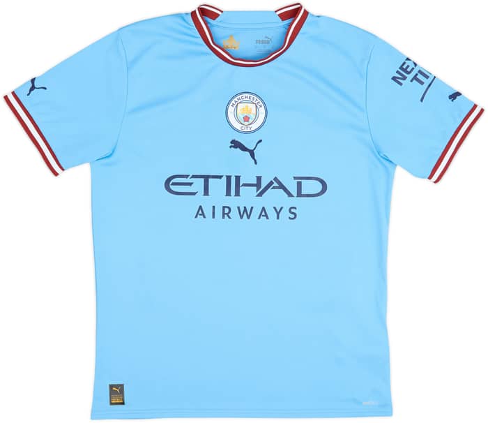 2022-23 Manchester City Home Shirt Rodrigo #16 - 10/10 - (M)