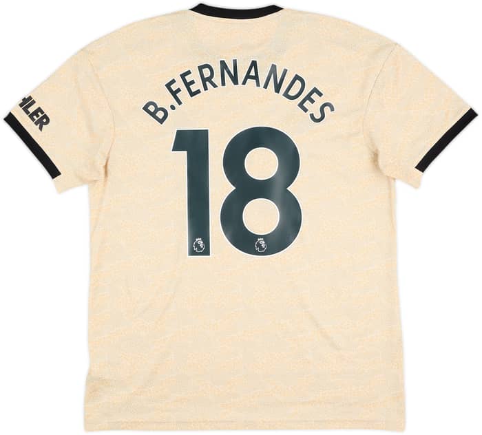 2019-20 Manchester United Away Shirt B.Fernandes #18 - 10/10 - (L)