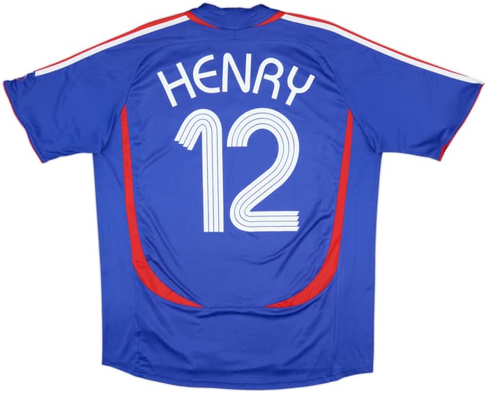 2006-07 France Home Shirt Henry #12 - 7/10 - (L)