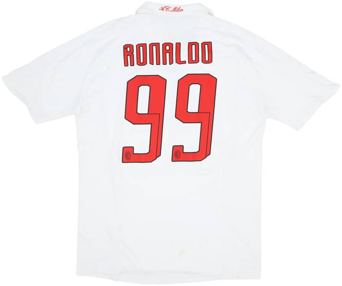2007-08 AC Milan Away Shirt Ronaldo #99 - 5/10 - (L)