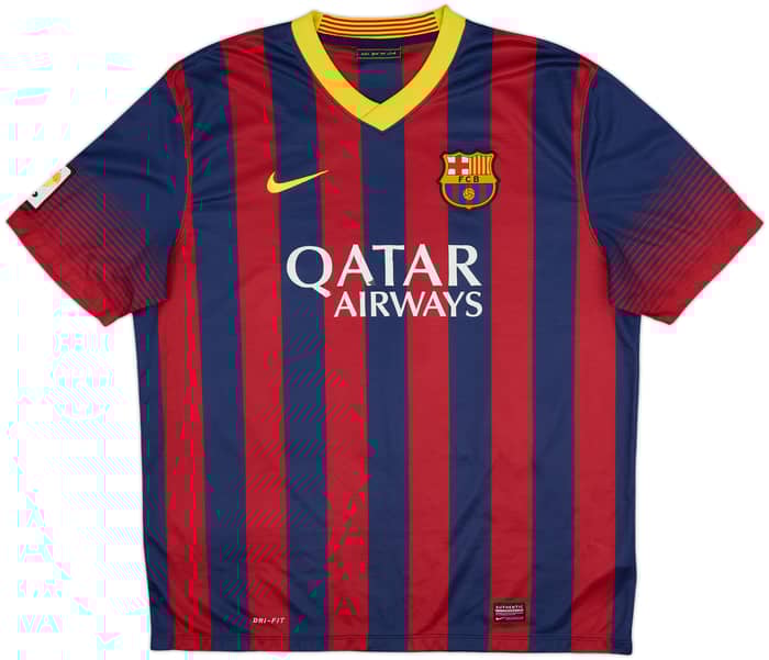 2013-14 Barcelona Home Shirt Messi #10 - 6/10 - (XL)