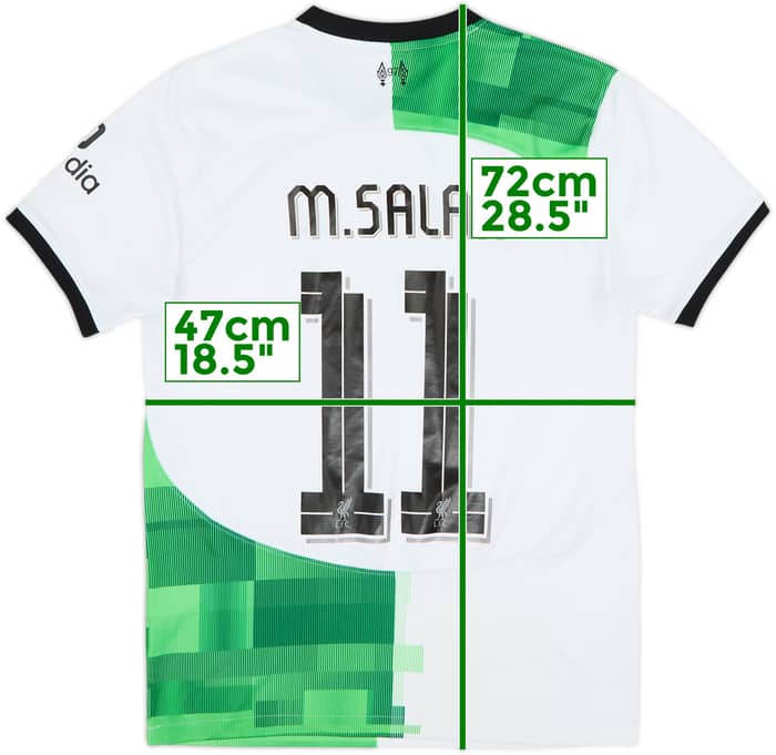 2023-24 Liverpool Away Shirt Salah #11 - 5/10 - (S)