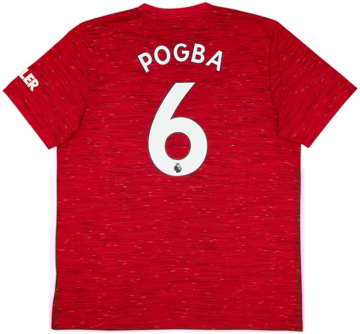2020-21 Manchester United Home Shirt Pogba #6 - 6/10 - (XL)