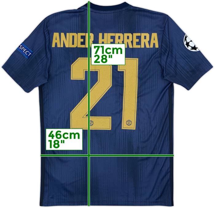 2018-19 Manchester United Third Shirt Ander Herrera #21 - 10/10 - (S)