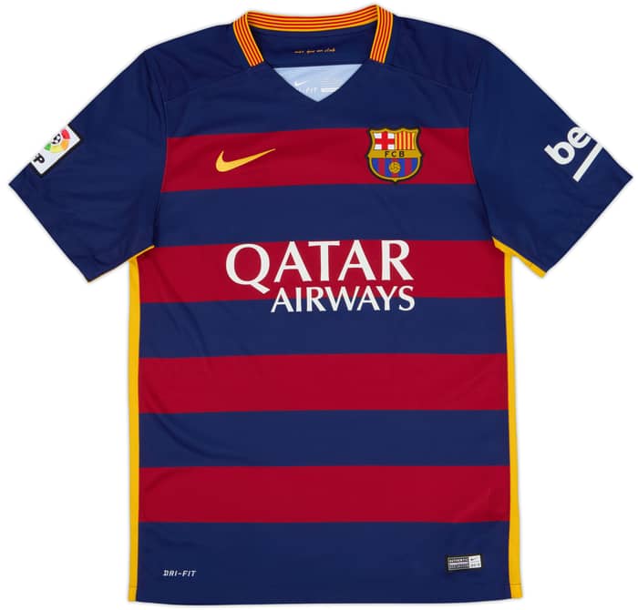 Camiseta de local del Barcelona 2015-16 Neymar Jr #11 - 10/10 - (S)