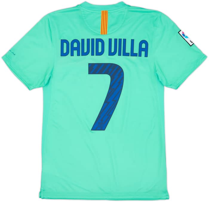 2010-11 Barcelona Away Shirt David Villa #7 - 10/10 - (S)