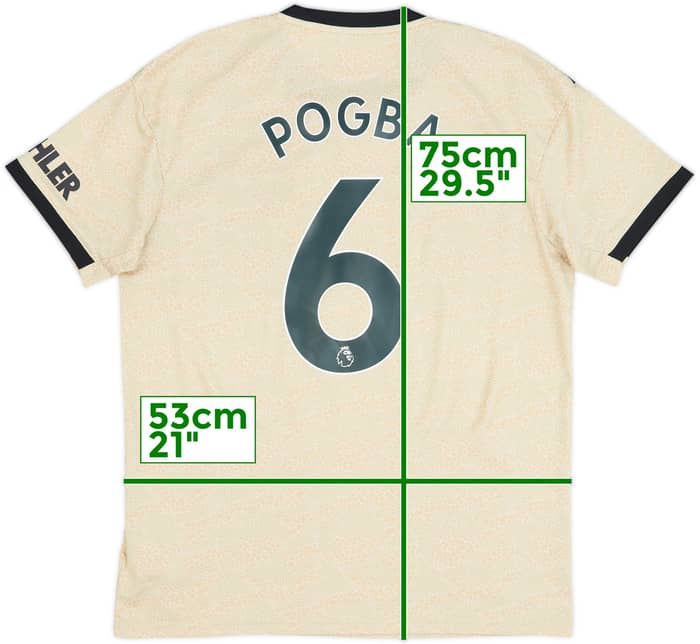 2019-20 Manchester United Away Shirt Pogba #6 - 10/10 - (L)
