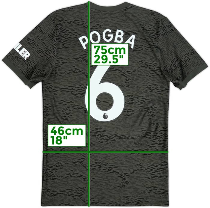 2020-21 Manchester United Away Shirt Pogba #6 - 8/10 - (S)